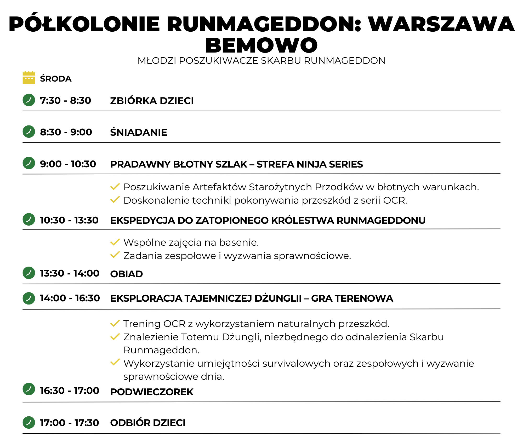 WARSZAWA BEMOWO OSPRO Poszukiwacze Skarbów D3