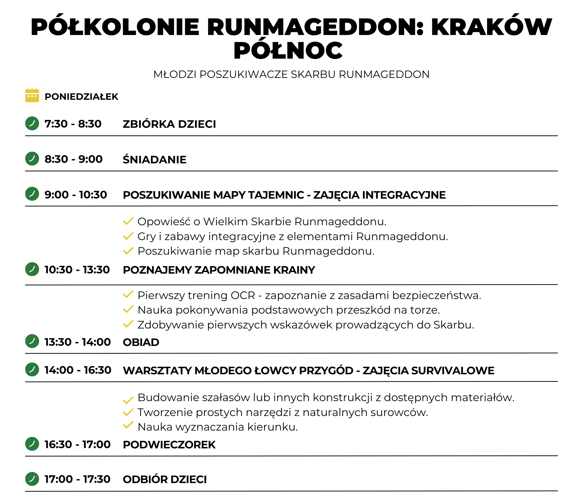 KRAKÓW PÓŁNOC Poszukiwacze Skarbów D1