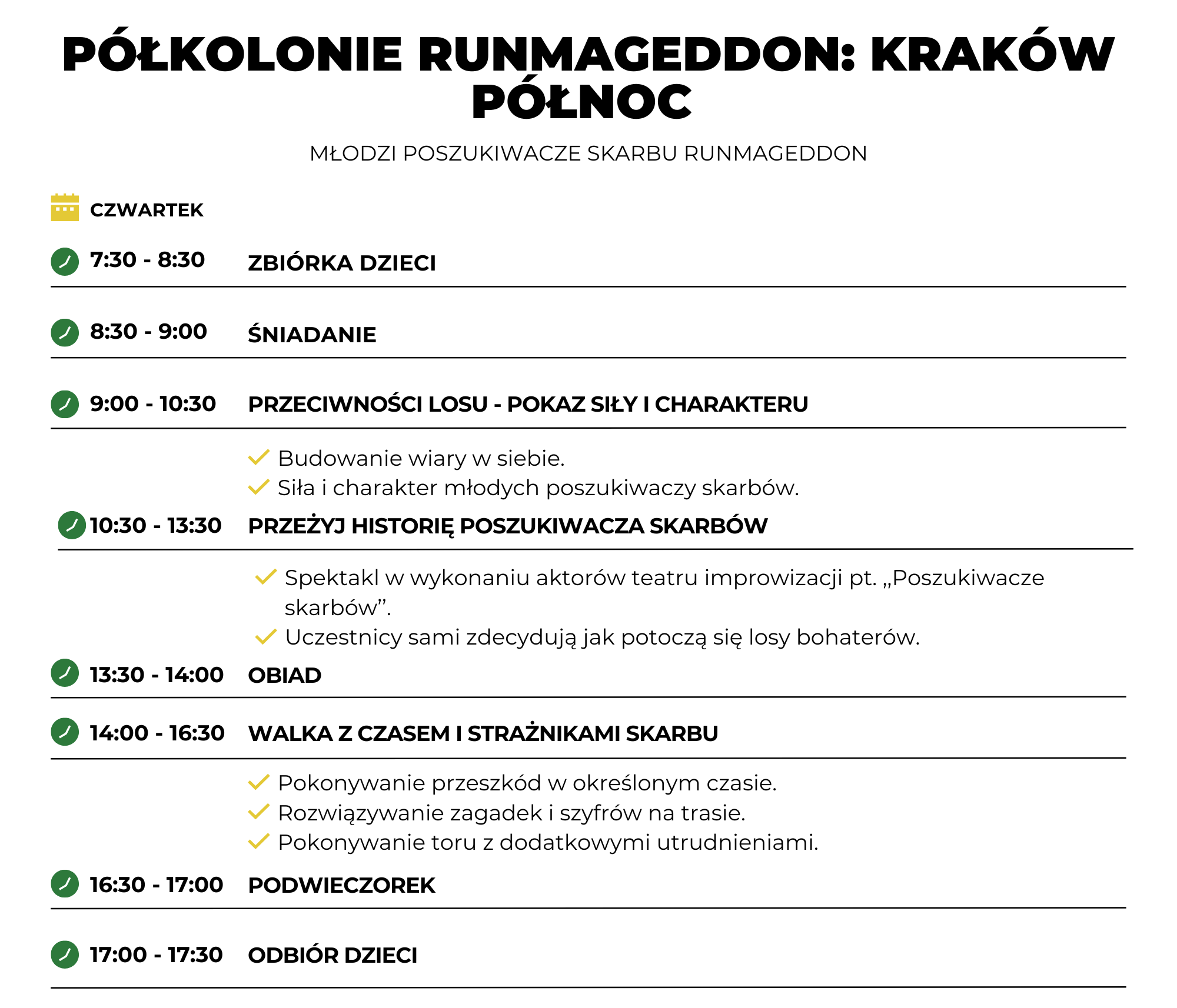 KRAKÓW PÓŁNOC Poszukiwacze Skarbów D4