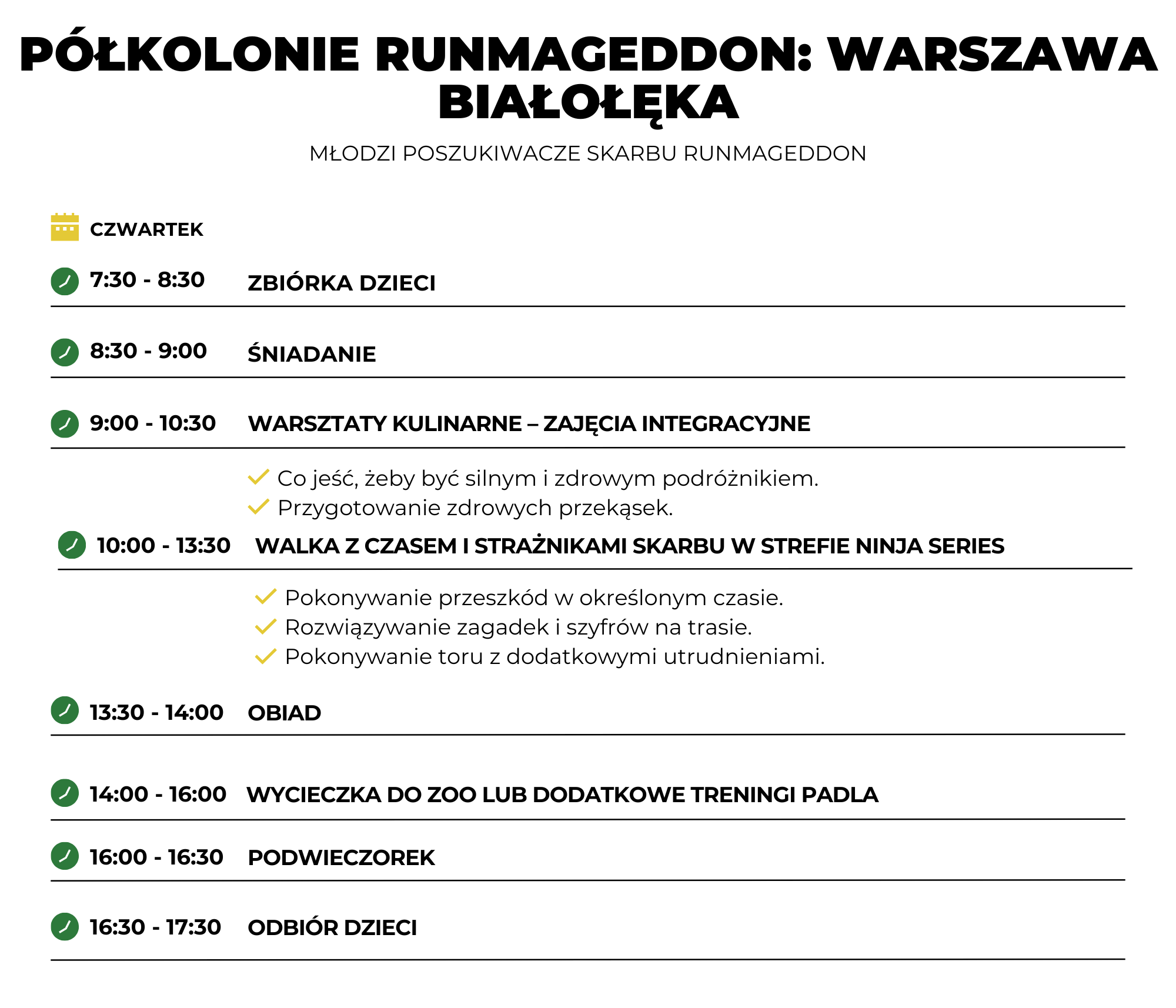 WARSZAWA BIAŁOŁĘKA Poszukiwacze Skarbów D4