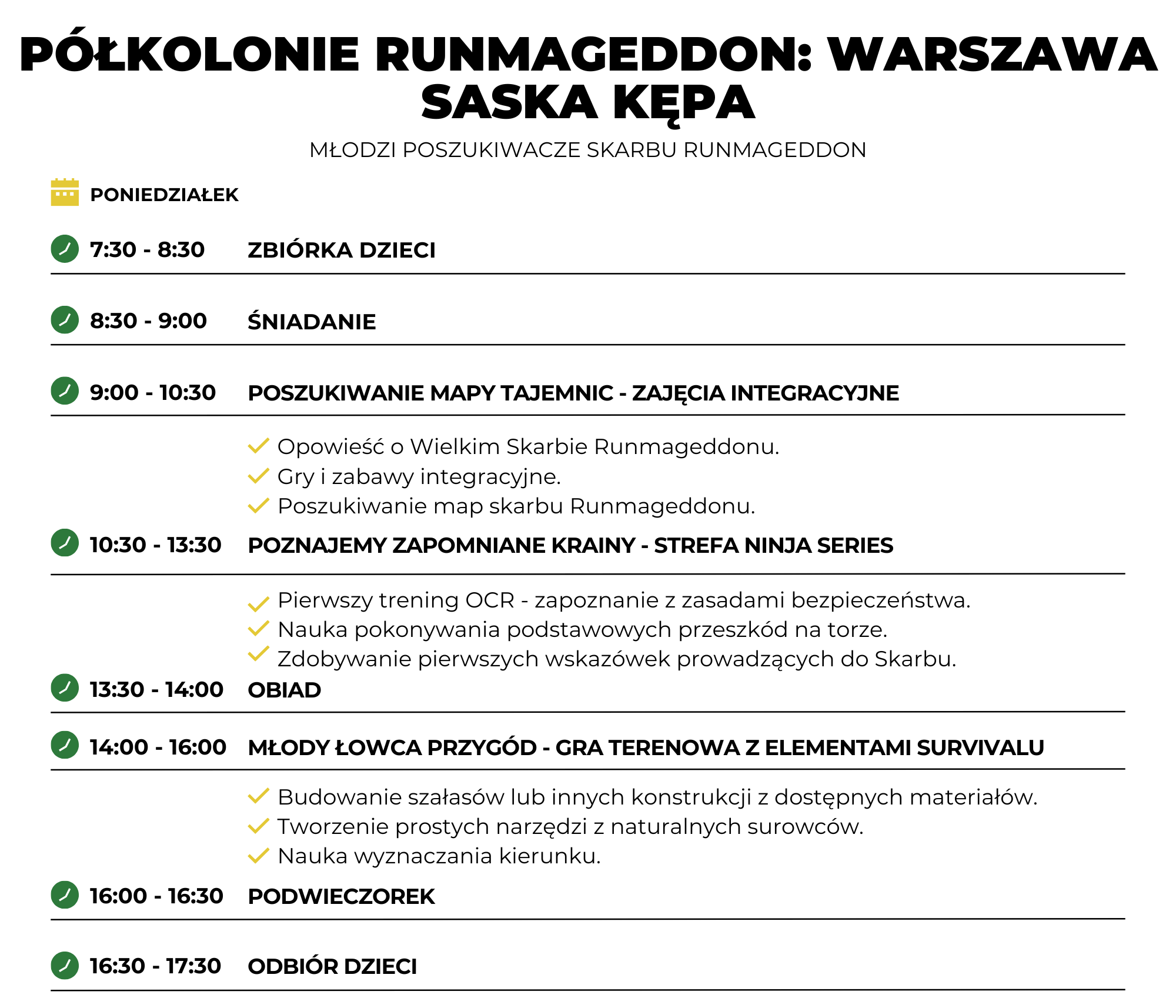 WARSZAWA SASKA KĘPA Poszukiwacze Skarbów D1