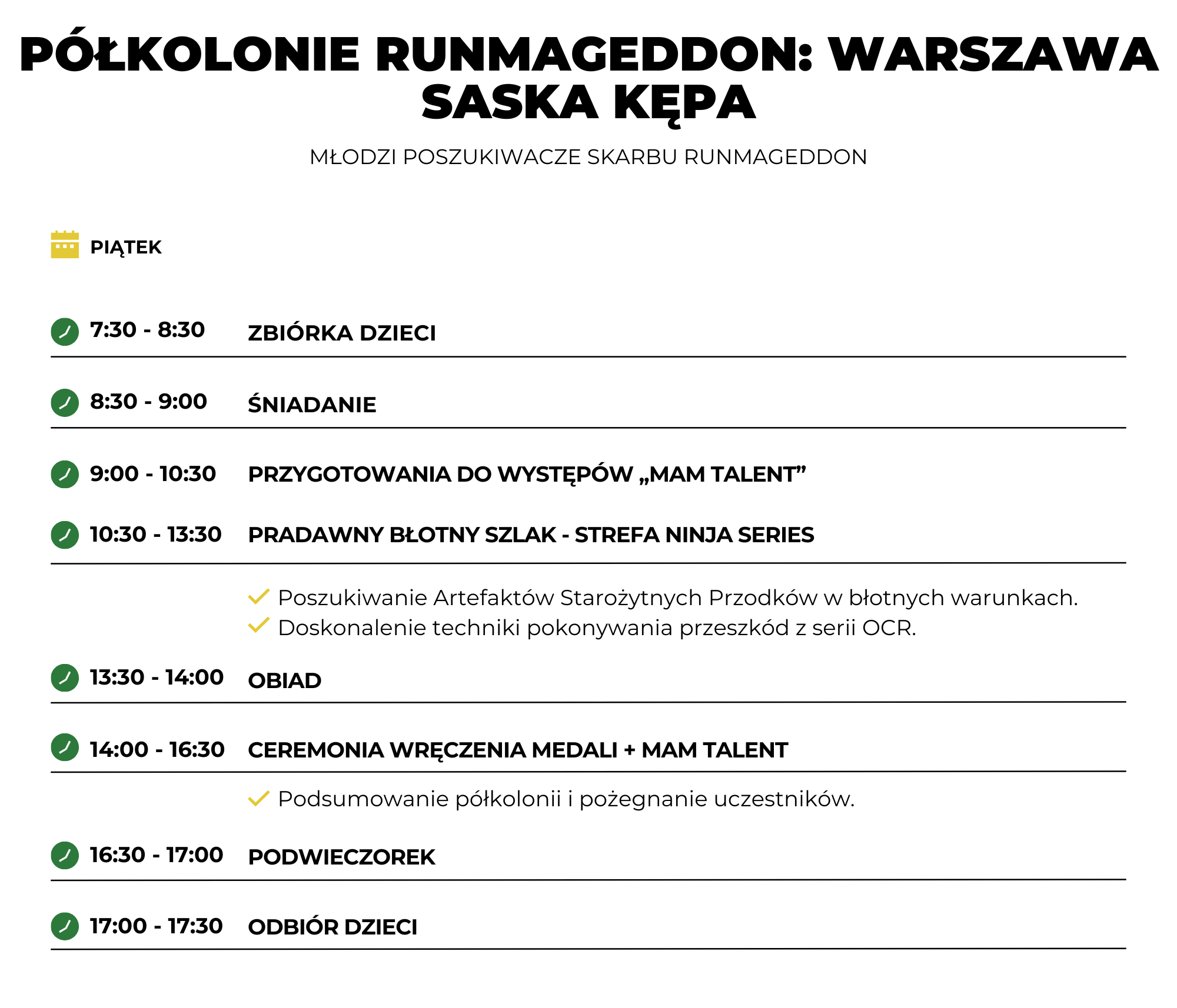 WARSZAWA SASKA KĘPA Poszukiwacze Skarbów D5