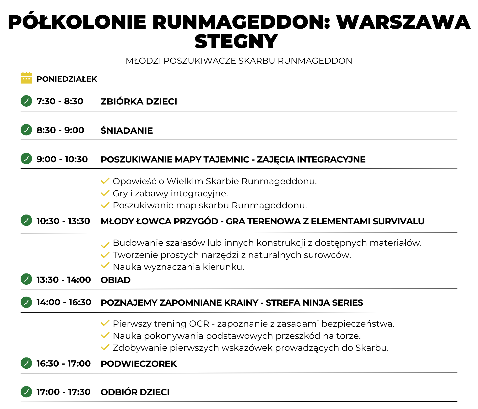 WARSZAWA STEGNY Poszukiwacze Skarbów D1
